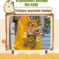 🐈Cute Dew Head Shape Cat Bag - Pets Carrier Bag👜