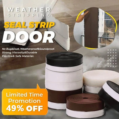 🚪BUY MORE, SAVE MORE! 5m Door Seal Strip – Keep Out Dust, Insects & Noise – Self-Adhesive, Flexible & Universal Fit ✨