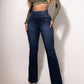 👖Women‘s Stretch Flare Jeans – High Waist, Body-Hugging Fit & Retro Style ✨