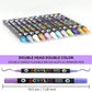 🎨 Dual Tip Acrylic Paint Pen Marker - 24/48/72/96 Colors🔥