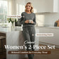 🥳💞 Over 45,000 sold 🔥 50% off 💥 Women's Casual Set: Top & Drawstring Pants 👕👖