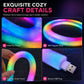 ⏳Time-Limited Special⏰Faux Fur Neon Light Strip – 360° all-round glow ✨