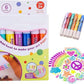 🔮Magic Pen – Draw 3D with one stroke!🎄DIY Bubble Popcorn Drawing Pens