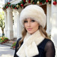 🧣Fluffy Fur Hat & Scarf Set🎁Ultra Warm, Stylish & Limited Stock❄️