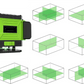 ⏳Time-Limited Special⏰Professional Green Laser Level, 360° Self-Leveling Cross Line Laser Level Tool for Tiling, Construction & Home Renovation