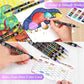 🎨 Dual Tip Acrylic Paint Pen Marker - 24/48/72/96 Colors🔥