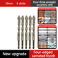 ⏳Time-Limited Special⏰4-Flute Eccentric Drill Bit Kit – Titanium-coated & multi-material ✨