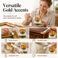 Gold Metallic Refinishing Repair Paste with Brush