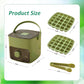 🎁Last Day Promotion 50% OFF🔥Essential for summer🥤🧊 Ice Cube Maker with Storage – 48 cubes at once, leak‑proof lid. Stackable, saves space. Includes ice scoop & tong.