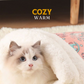 Warm Plush Thick Cat Sleeping Bag – Soft Burrow Cat Bed, Self-Warming Enclosed Cave Bed for Kittens & Small Pets