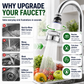 🚰360°Rotating Faucet Filter‑Splash‑Proof Water Purifier
