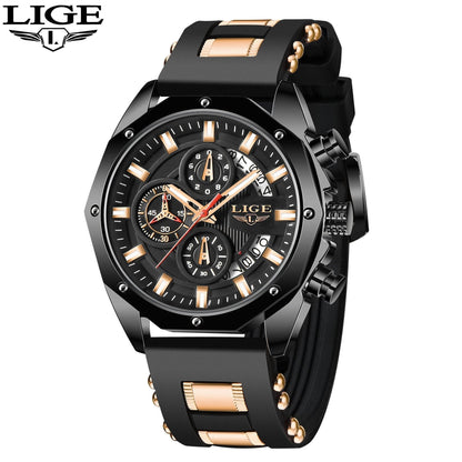 ⌚Men's Outdoor Waterproof Sport Quartz Watch Watch with Chronigraph