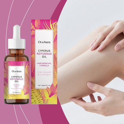 🎁✨Hair Removal Oil with Natural Ingredients - Cyperus Rotundus Oil for Silky Skin🌿