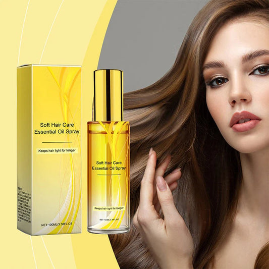 Lightweight Nourishing Hair Essential Oil - Deep Hydration & Shine Restoration for All Hair Types (100ml)