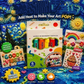 🔮Magic Pen – Draw 3D with one stroke!🎄DIY Bubble Popcorn Drawing Pens