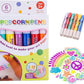 🔮Magic Pen – Draw 3D with one stroke!🎄DIY Bubble Popcorn Drawing Pens