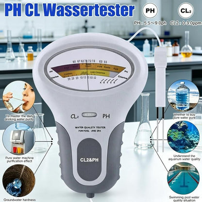 🔬 LIMITED-TIME 50% OFF! 💧 pH & Cl2 Chlorine Tester – Precise Measurement of pH & Chlorine in Pool – Simple, Fast, Reliable. 🔥🏊