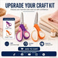✂️ 2026 Sale — Over 23,100 Sold! 🧵 Multipurpose Pinking Shears Serrated Scissors – Zigzag Fabric Cutting, Ergonomic Handle & Rust-Resistant Steel ⚡