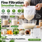 High-Density Reusable Food Strainer Bag – Fine Mesh, Durable, Drawstring