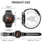 ⌚ 50% OFF NOW! 🏃 Military Smartwatch – 1.7" AMOLED, 1100mAh Battery, IP68 & 110+ Sports Modes 🔦