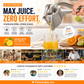 ⚡【Stainless Steel Juicer】— 49% OFF Flash Sale! Blend a “Vitamin Tornado” in 30 Seconds! 🍹🔥