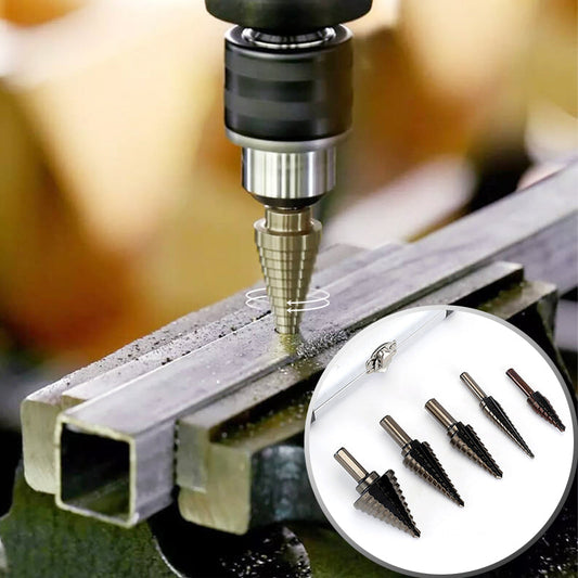 ⏳Time-Limited Special⏰Pagoda-shaped Drill Bits Set with Aluminum Storage Case