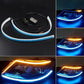 LED Flow Type Auto Signal Light – Dynamic flowing turn signals & ultra-bright daytime running lights. Waterproof, easy adhesive install