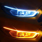 LED Flow Type Auto Signal Light – Dynamic flowing turn signals & ultra-bright daytime running lights. Waterproof, easy adhesive install