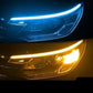 LED Flow Type Auto Signal Light – Dynamic flowing turn signals & ultra-bright daytime running lights. Waterproof, easy adhesive install