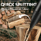 🪓 50% OFF NOW! 🔩 Electric Drill Wood Splitter – High Carbon Steel, Portable & Fast Splitting – Turns Your Drill into a Log Splitter