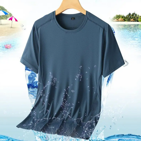 Men's Breathable Short-Sleeve Sports T-Shirt