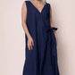 Women's Loose Tie Waist Sleeveless Dress