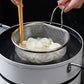 🪴🫙 50% OFF! Handheld Stainless Steel Sieve – Fine & Coarse Mesh, Ergonomic Handle, Rust-Resistant