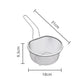 🪴🫙 50% OFF! Handheld Stainless Steel Sieve – Fine & Coarse Mesh, Ergonomic Handle, Rust-Resistant