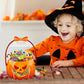 📢📢50% OFF !! 🎃👻Halloween Pumpkin Treat Bags | Resealable Zipper Prevents Candy Spills🍬