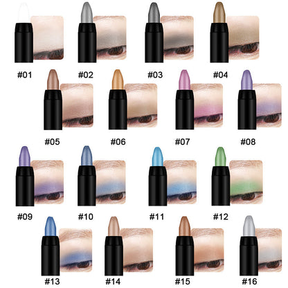💗LAST DAY - PROMOTION💗16 Colors Highlight Eyeshadow Pen Waterproof Glitter Eyeshadow Eyeliner Pen