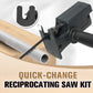 🪚Quick‑Change Reciprocating Saw Kit