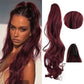 Dreamy Wavy Ponytail Hair Extensions with Clips