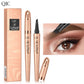 🔥Buy 1 Get 1 Free💥3D Microblading Eyebrow Tattoo Pencil 4 Fork Tip (2 pcs)