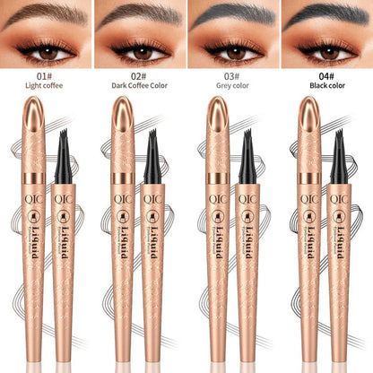 🔥Buy 1 Get 1 Free💥3D Microblading Eyebrow Tattoo Pencil 4 Fork Tip (2 pcs)