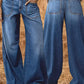 Women's High-Waist Wide-Leg Jeans