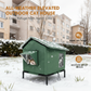 🐈 All-Weather Elevated Outdoor Cat House – Waterproof, Insulated, Foldable 🌧️