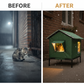🐈 All-Weather Elevated Outdoor Cat House – Waterproof Oxford Cloth, Thermal Aluminum Lining & Foldable Design 🌧️