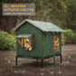 🐈 All-Weather Elevated Outdoor Cat House – Waterproof Oxford Cloth, Thermal Aluminum Lining & Foldable Design 🌧️
