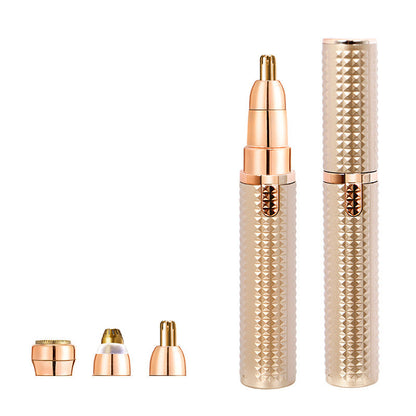 ⏳🔥LIMITED-TIME 50% OFF! ⏰Portable Electric Eyebrow Trimmer – Interchangeable Heads 🪒