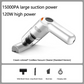 ⏰Cordless Car Vacuum – 10000Pa Suction & 4000mAh Battery 🚗
