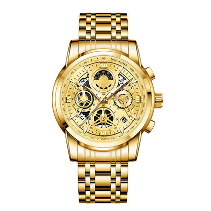 ⏳LIMITED-TIME 50% OFF!⌚Men's Classic Quartz Watch – Durable Band, Timeless Style 🖤
