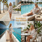 Bohemian Crochet Beach Cover-Up with Tassels