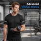 Men Sports Training Tee Breathable Fitness Top
