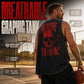 Men Sleeveless Tank Top Loose Fit Summer Gym Workout Vest